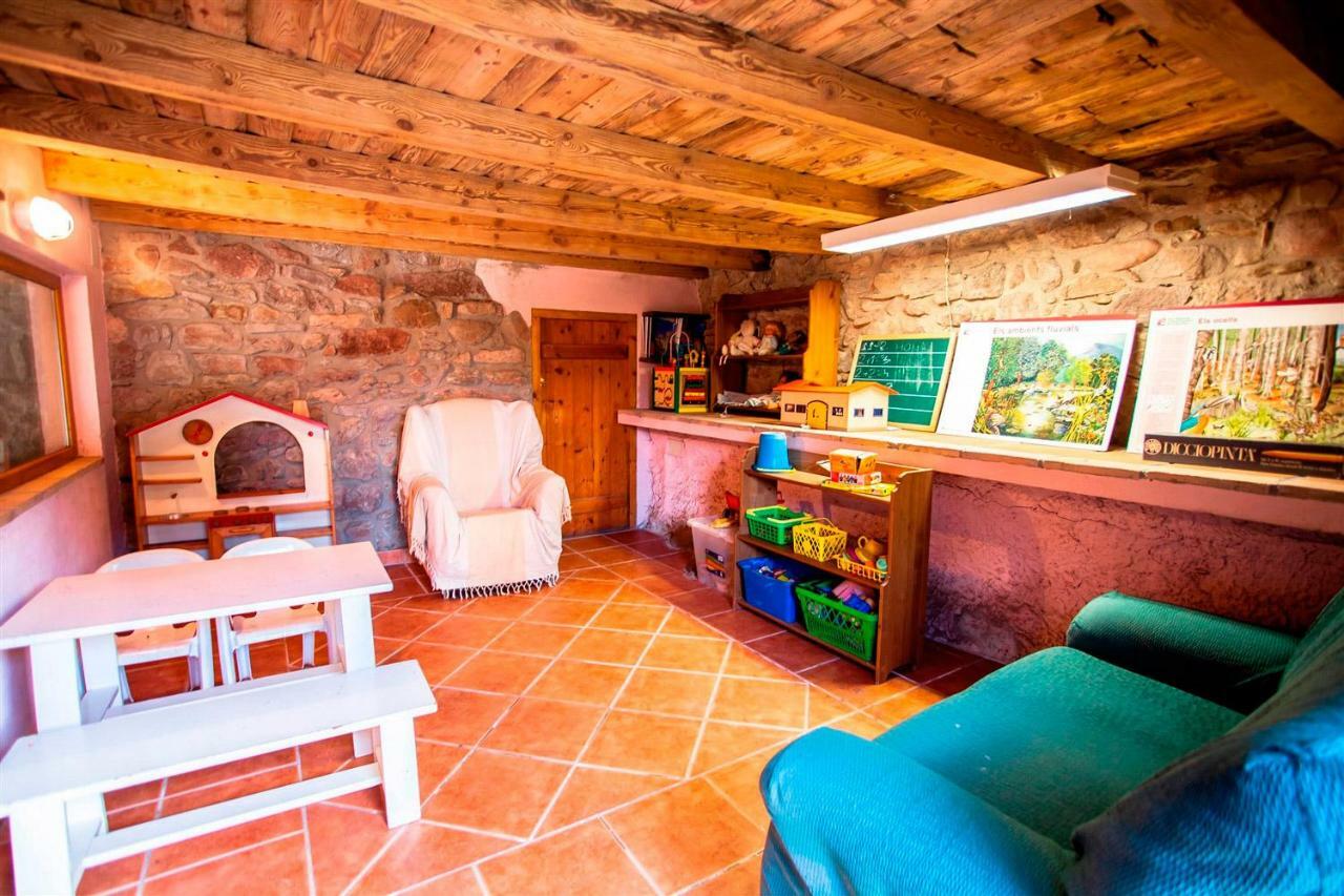 La Cabana Del Moli De La Plana Riudaura Exteriör bild